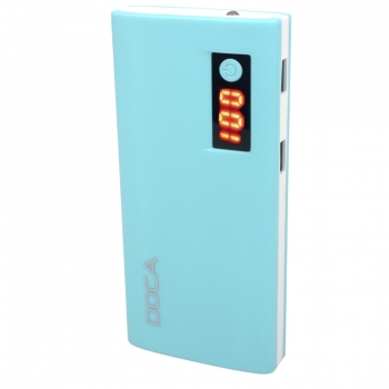 Внешнее зарядное устройство Power Bank Doca D566, синий (111-1001blue)