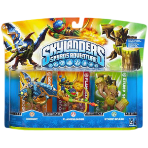фигурка Skylanders: Drobot, Stump Smash, Flameslinger Pack