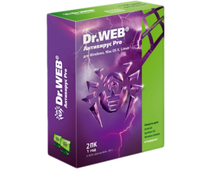Программа Dr. Web Pro 8 2 Desktop. Картонная упаковка