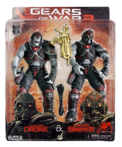 фигурка Gears of War 2: Locust Drone & Locust Sniper Figures (комплект) (607)