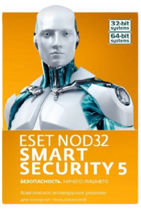 Программа ESET NOD32 Smart Security 5. 2 Desktop. Картонная упаковка
