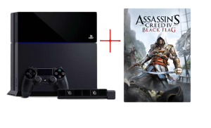 Приставка PlayStation 4 Assassin's Creed 4: Black Flag Bundle + камера