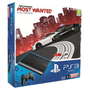 Приставка Sony Playstation 3 Super Slim Bundle (NFS: Most Wanted, 500Gb, CECH-4008C)