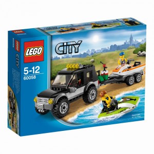 Конструктор LEGO Внедорожник с катером
