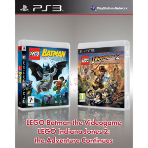 игра Сборник 2в1 LEGO Batman + LEGO Indiana Jones 2 PS3