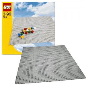 фото Конструктор LEGO Большая строительная доска (серая) #3