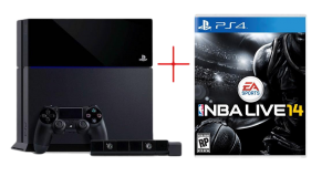 Приставка PlayStation 4 NBA Live 14 Bundle + камера