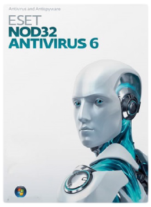 Программа ESET NOD32. Antivirus 6. Картонная упаковка