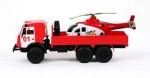 Игровой набор Камаз пожарный с вертолетом
