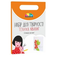 Набор, техника квиллинг, открытка 