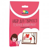 Набор, техника кардмейкинг, открытка 