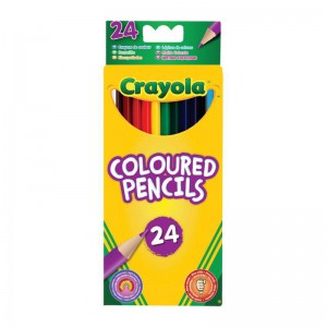 24 цветных карандаша
