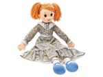 Мягкая игрушка Кукла Настя в ситцевом платье