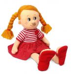 Мягкая игрушка Кукла Танюша в платье
