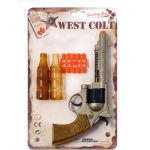 Пистолет West Colt, 8-зарядный с 10 пулями и мишенью