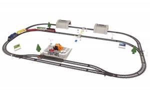Большой набор 'Железная дорога с автопогрузчиком' Power Trains (JP41389)