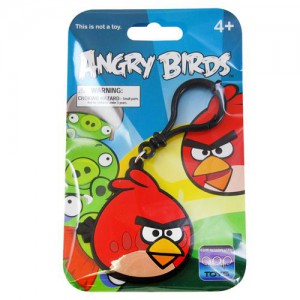 Брелок на рюкзак Angry Birds (птичка красная)