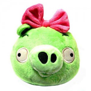 Мягкая игрушка Angry Birds (свинка девочка)