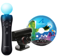Комплект PS Move Starter Pack (камера, джойстик, диск с демо-играми)