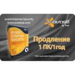 Программа avast! Internet Security 7 Renewal Card