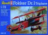 Самолет Revell Fokker DR. 1 Triplane (1917г. Германия) 1:72 (RV04116)