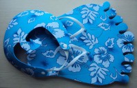 Подарок Тапки вьетнамки с сидушкой Гаваи