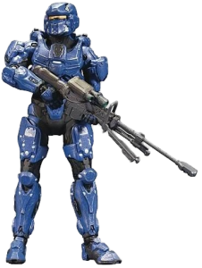 фигурка Halo 4 Series 1: Blue Spartan Warrior Action Figure (587)
