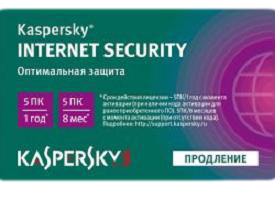 Программа Kaspersky Internet Security 2014 5PC 1year Multi-Device Renewal Card