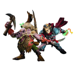 фигурка World of Warcraft: Gnome Rogue Brink Snaggle vs Kobold Miner Snaggle Figures (комплект) (186)