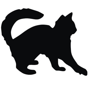 Подарок Интерьерная наклейка для мела Кот Обормот большой