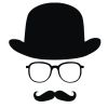 Подарок Интерьерная наклейка для мела Мистер Инкогнито