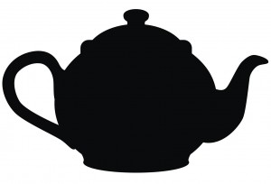 Подарок Интерьерная наклейка для мела Чайник