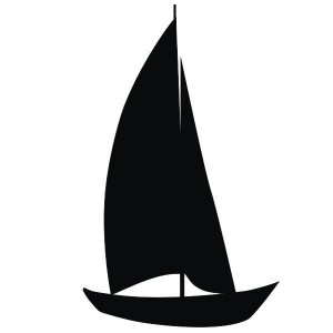 Подарок Интерьерная наклейка для мела Кораблик