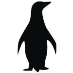 Подарок Интерьерная наклейка для мела Пингвин Аладин