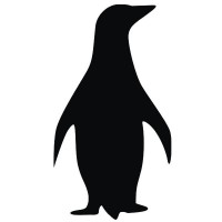 Подарок Интерьерная наклейка для мела Пингвин Аладин