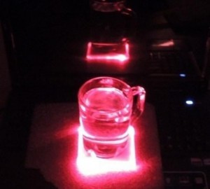 Подарок Светодиодная подставка под бокал (чашку)