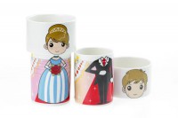 Подарок Набор чашек с пиалами Сладкая Парочка