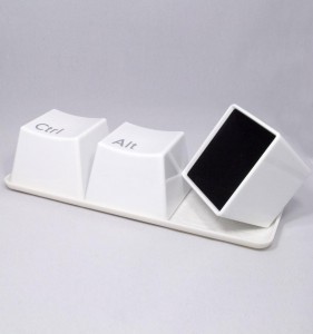 Подарок Набор чашек-кнопок Ctrl Alt Del (top-724)