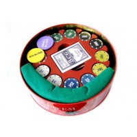 Подарок Покерный набор в Металической коробке 240