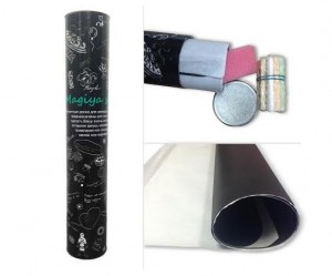 Подарок Магнитная доска для рисования маркером Standart в подарочном тубусе