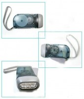 Подарок Механически заряжающийся фонарик Hand Press