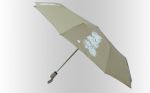 Подарок Зонт Антишторм меняющий цвет Бежевые Листики