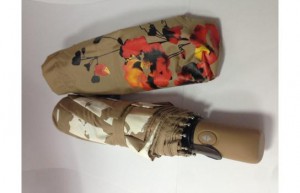 Подарок Зонт Антишторм меняющий цвет Мак