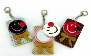 Подарок Кредитница с зеркальцем Смайл