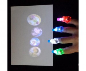 фото Набор фонариков на пальцы LED #2