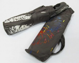 Подарок Зонт Антишторм меняющий цвет Феерверк