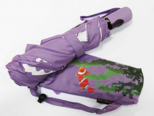 Подарок Зонт Антишторм меняющий цвет Рыбка