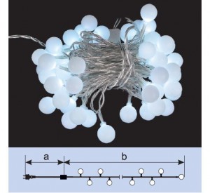 фото Гирлянда шарики 100 led #2