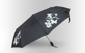 фото Зонт Антишторм меняющий цвет Бабочка #2