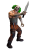 фигурка Batman Arkham City Series 3: Clown Thug with Knife Action Figure (470)
